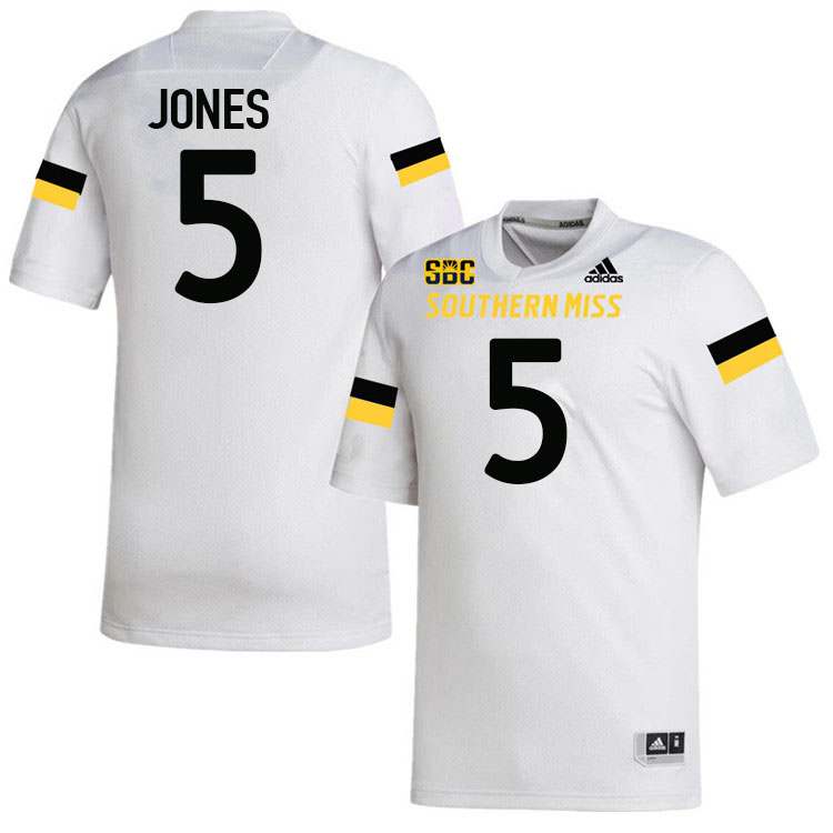 Southern Miss Golden Eagles #5 Matt Jones Football Jersey Stitched-White Southern Miss Golden Eagles #5 Matt Jones Football Jersey Stitched-White